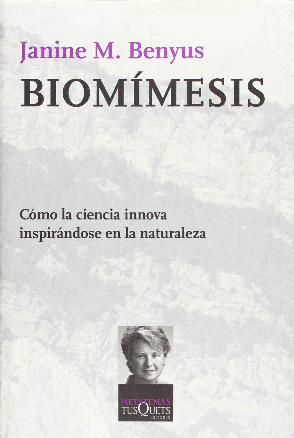 Portada del libro Biomímesis de Janine Benyus.